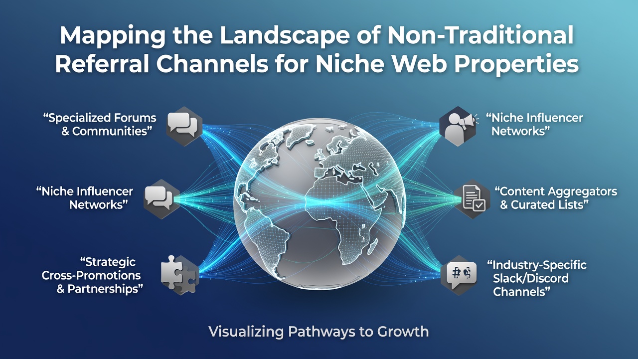 Mapping the Landscape of Non-Traditional Referral Channels for Niche Web Properties